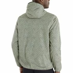Calvin Klein Nantucket Printed Windbreaker Jacket - Cameo Green -Golf Clothing Sales Shop calvin klein nantucket printed windbreaker jacket cameo green 4 1