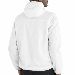 Calvin Klein Nantucket Printed Windbreaker Jacket - White/Pale Silver -Golf Clothing Sales Shop calvin klein nantucket printed windbreaker jacket whitepalesilver 4