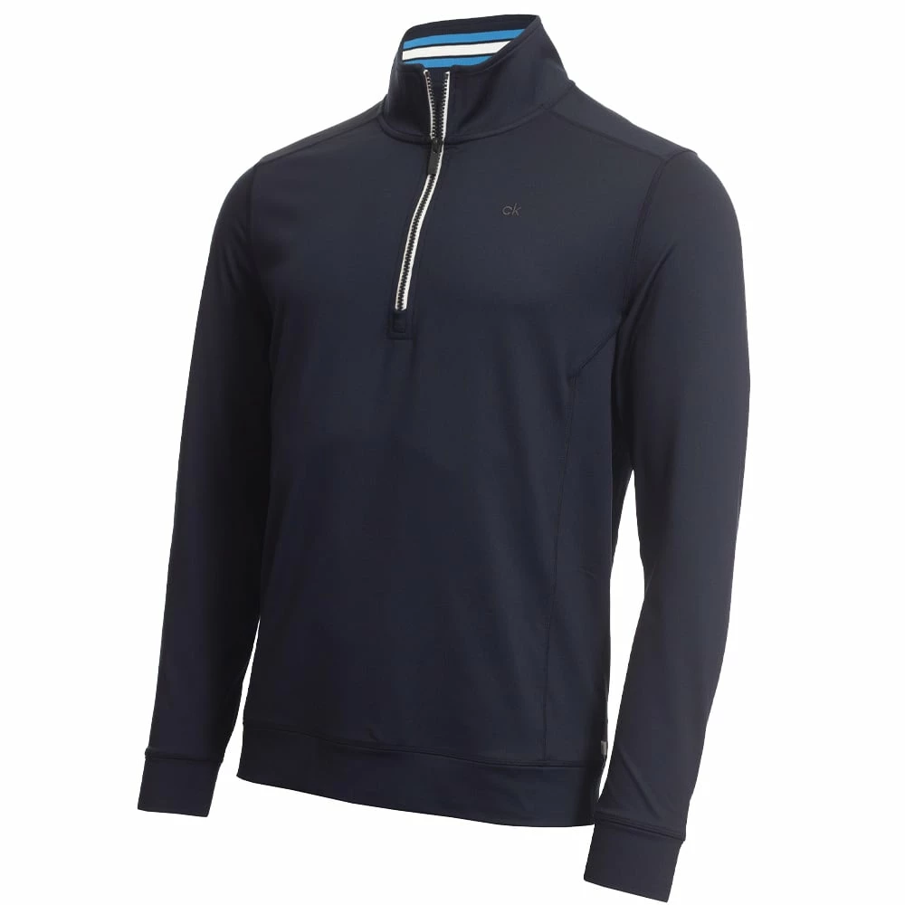 Calvin Klein Orbit 1/2 Zip Pullover - Navy/Blue 3 Calvin Klein Orbit 1/2 Zip Pullover - Navy/Blue