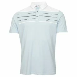 Calvin Klein Pacific Grove Polo Shirt - Artic Ice -Golf Clothing Sales Shop calvin klein pacific grove polo artic ice 1