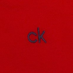 Calvin Klein Planet Polo Shirt - Red -Golf Clothing Sales Shop calvin klein planet polo shirt red 5