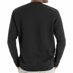 Calvin Klein Walker Crew Neck Sweater - Black -Golf Clothing Sales Shop calvin klein walker crew neck sweater black 4