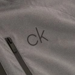 Calvin Klein Ultron Hooded Thermal Jacket - Grey Marl -Golf Clothing Sales Shop ckma20422greymarl7