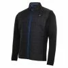 Calvin Klein Vardon Hybrid Jacket - Black/Nautical Blue -Golf Clothing Sales Shop ckms21491blk naub6