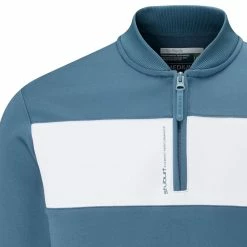 Stuburt Element Performance Sweater - Peacock -Golf Clothing Sales Shop element performance sweater peacock 3