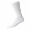 FootJoy ComfortSof Crew Golf Socks - 3 Pack 1 FootJoy ComfortSof Crew Golf Socks - 3 Pack -Golf Clothing Sales Shop footjoy comfortsof golf socks white 4