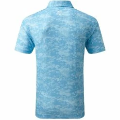 FootJoy Cloud Camo Polo Shirt - True Blue -Golf Clothing Sales Shop footjoy cloud camo polo shirt true blue 2