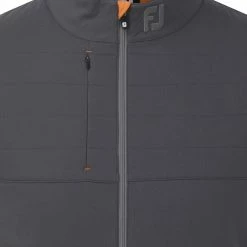FootJoy FJ Hybrid Jacket - Charcoal -Golf Clothing Sales Shop footjoy fj hybrid jacket charcoal 5