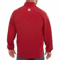 FootJoy FJ HydroLite Waterproof Jacket - Red Tonal -Golf Clothing Sales Shop footjoy fj hydrolite waterproof jacket red tonal 4