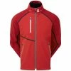FootJoy FJ HydroTour Waterproof Jacket - Red Tonal -Golf Clothing Sales Shop footjoy fj hydrotour waterproof jacket red tonal 1