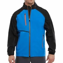 FootJoy HydroTour Waterproof Jacket - Sapphire/Black/Orange 9 FootJoy HydroTour Waterproof Jacket - Sapphire/Black/Orange -Golf Clothing Sales Shop footjoy fj hydrotour waterproof jacket sapphireblackorange 3