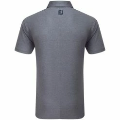 FootJoy Heather Self Collar Polo Shirt - Navy 8 FootJoy Heather Self Collar Polo Shirt - Navy -Golf Clothing Sales Shop footjoy heather self collar polo shirt navy 2
