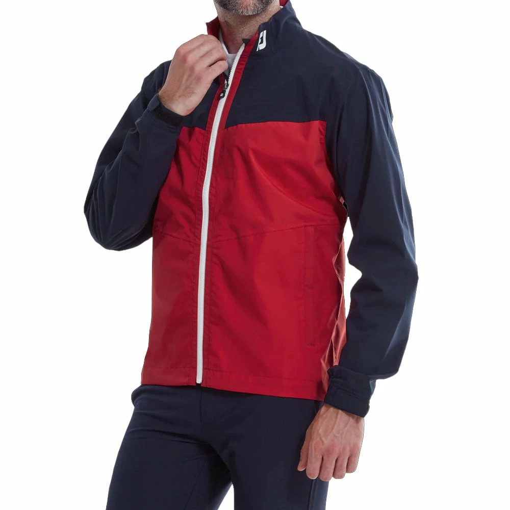 FootJoy HydroLite Waterproof Jacket - Navy/Red/White 5 FootJoy HydroLite Waterproof Jacket - Navy/Red/White - Image 3