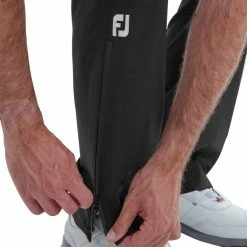 FootJoy HydroTour Waterproof Trousers - Black 11 FootJoy HydroTour Waterproof Trousers - Black -Golf Clothing Sales Shop footjoy hydrotour waterproof trousers black 5