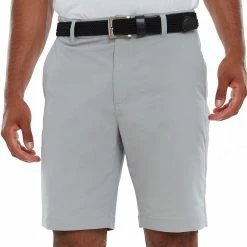 FootJoy Par Shorts - Grey -Golf Clothing Sales Shop footjoy par shorts grey 3