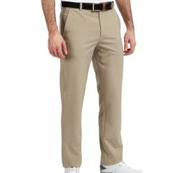 FootJoy Performance Regular Fit Trousers - Khaki -Golf Clothing Sales Shop footjoy performance regular fit trousers khaki 3