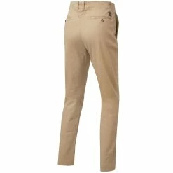 FootJoy Tapered Fit Chino Trousers - Tan -Golf Clothing Sales Shop footjoy tapered fit chino trousers tan 2