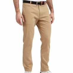 FootJoy Tapered Fit Chino Trousers - Tan -Golf Clothing Sales Shop footjoy tapered fit chino trousers tan 3