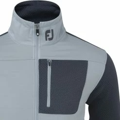 FootJoy ThermoSeries Hybrid Jacket - Charcoal/Grey -Golf Clothing Sales Shop footjoy thermoseries hybrid jacket charcoalgrey 3