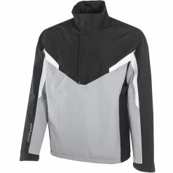 Galvin Green Abe Gore-Tex 1/2 Zip Waterproof Jacket - Sharkskin/Black