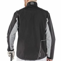 Galvin Green Abe Gore-Tex 1/2 Zip Waterproof Jacket - Sharkskin/Black 10 Galvin Green Abe Gore-Tex 1/2 Zip Waterproof Jacket - Sharkskin/Black -Golf Clothing Sales Shop galvin green abe 12 zip jacket sharkskinblack 4