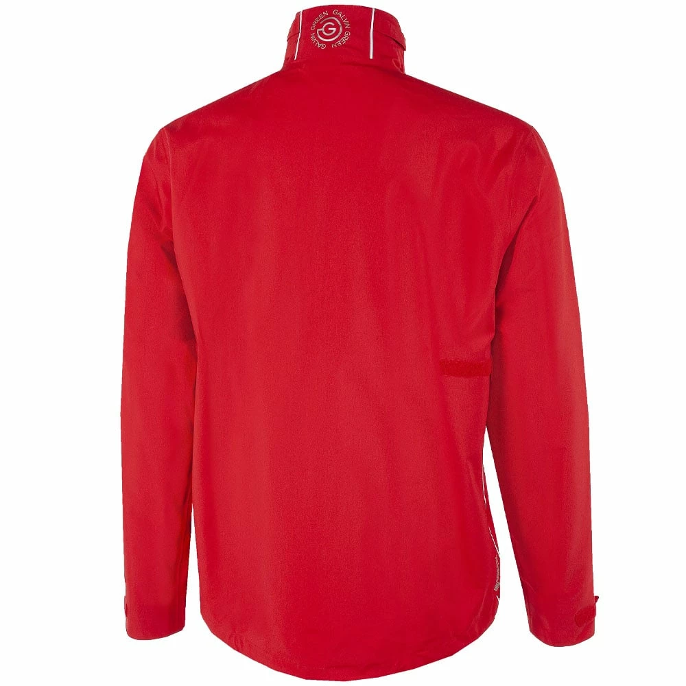 Galvin Green Aden Gore-Tex Paclite 1/2 Zip Jacket - Red/White - Image 2