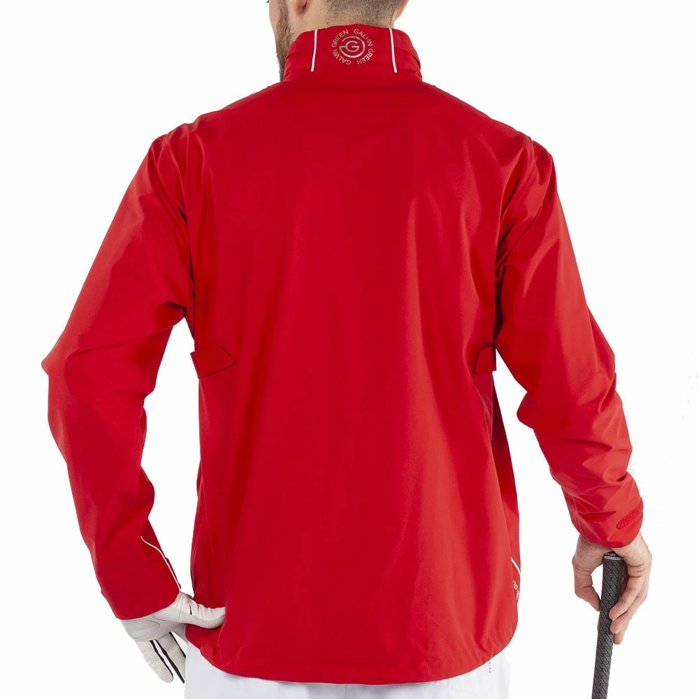 Galvin Green Aden Gore-Tex Paclite 1/2 Zip Jacket - Red/White - Image 4