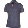 Galvin Green Mark V8+ Polo Shirt - Navy/Orange -Golf Clothing Sales Shop galvin green mark v8 polo shirt navyorange 1