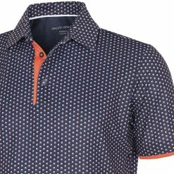 Galvin Green Mark V8+ Polo Shirt - Navy/Orange 9 Galvin Green Mark V8+ Polo Shirt - Navy/Orange -Golf Clothing Sales Shop galvin green mark v8 polo shirt navyorange 3