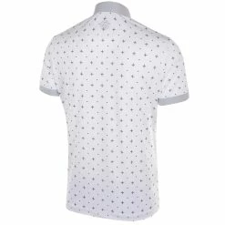 Galvin Green Marlow Ventil8+ Polo Shirt - White/Cool Grey -Golf Clothing Sales Shop galvin green marlow ventil8 polo shirt whitecool grey 2