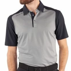 Galvin Green Massimo Ventil8+ Polo Shirt - Sharkskin/Black 16 Galvin Green Massimo Ventil8+ Polo Shirt - Sharkskin/Black -Golf Clothing Sales Shop galvin green massimo ventil8 shirt sharkskinblack 3 1
