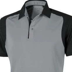 Galvin Green Massimo Ventil8+ Polo Shirt - Sharkskin/Black 20 Galvin Green Massimo Ventil8+ Polo Shirt - Sharkskin/Black -Golf Clothing Sales Shop galvin green massimo ventil8 shirt sharkskinblack 5 1