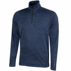 Galvin Green Dixon Insula 1/4 Zip Pullover - Navy -Golf Clothing Sales Shop gg black dixon insula