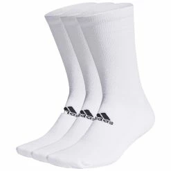 Adidas Crew Socks (3 Pack) - White