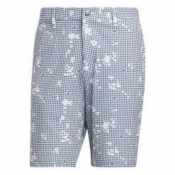 Adidas Ultimate365 Print 8.5" Shorts - Navy/White