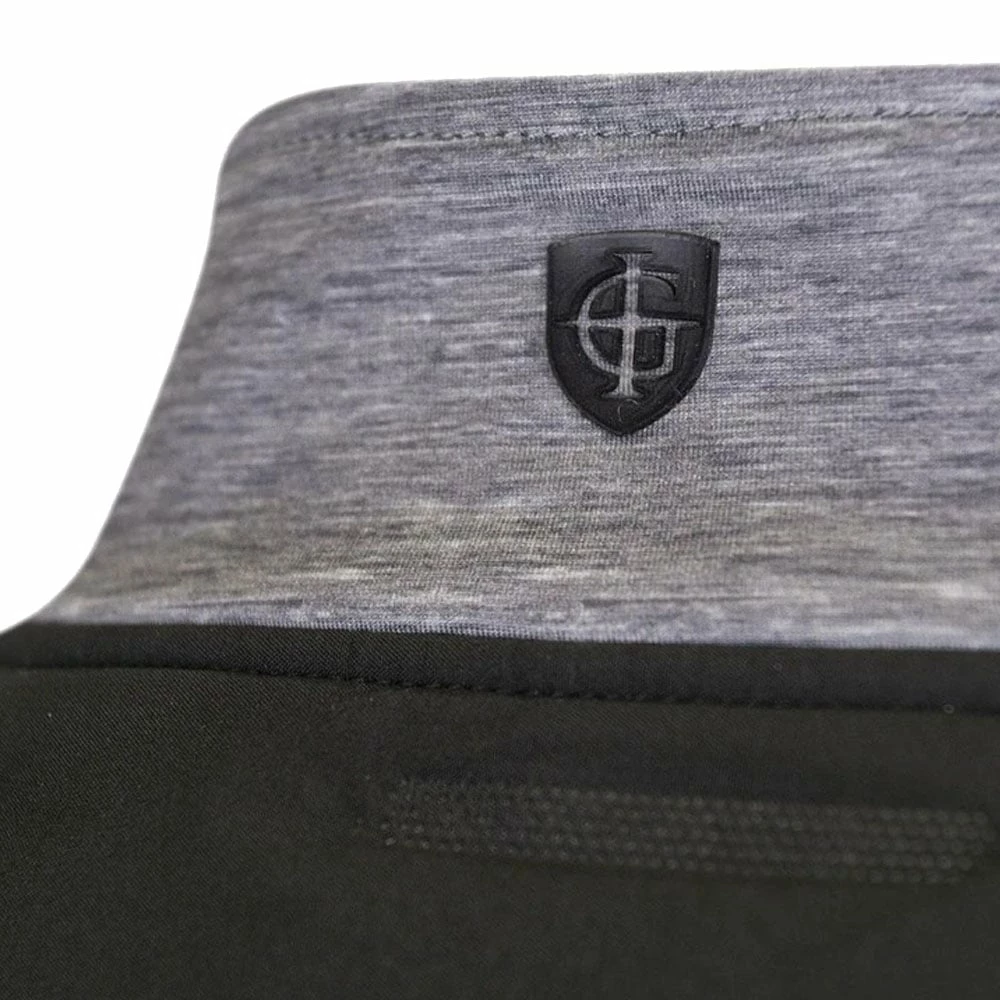 Island Green 1/4 Zip Pullover With Padded Yoke - Light Grey Marl/Black 5 Island Green 1/4 Zip Pullover With Padded Yoke - Light Grey Marl/Black - Image 3