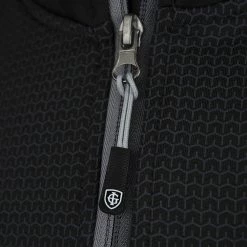 Island Green Geometric Print Top Layer - Black -Golf Clothing Sales Shop island green geometric print top layer black 5