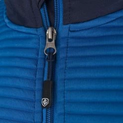 Island Green Ribbed Yoke 1/4 Zip Pullover - Navy/Marine/White 7 Island Green Ribbed Yoke 1/4 Zip Pullover - Navy/Marine/White -Golf Clothing Sales Shop island green ribbed yoke top layer navymarine 3