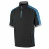 Island Green Short Sleeve Ultra-Lite Windstopper Pullover - Black 1 Island Green Short Sleeve Ultra-Lite Windstopper Pullover - Black -Golf Clothing Sales Shop island green short sleeve ultra lite windstopper top black 1
