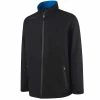 Island Green Waterproof Stretch Jacket - Black/Turquoise -Golf Clothing Sales Shop island green waterproof stretch jacket blackturquoise 1