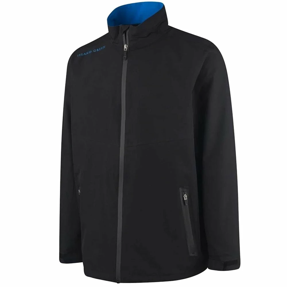 Island Green Waterproof Stretch Jacket - Black/Turquoise 3 Island Green Waterproof Stretch Jacket - Black/Turquoise