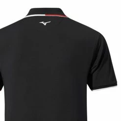 Mizuno Quick Dry Comp Plus Polo Shirt - Black -Golf Clothing Sales Shop mizuno quick dry comp plus polo black 5