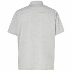 Oakley Aero Hydrolix Polo Shirt - Stone Grey Heather -Golf Clothing Sales Shop oakley aero hydrolix polo shirt stone grey heather 2