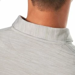 Oakley Aero Hydrolix Polo Shirt - Stone Grey Heather -Golf Clothing Sales Shop oakley aero hydrolix polo shirt stone grey heather 5