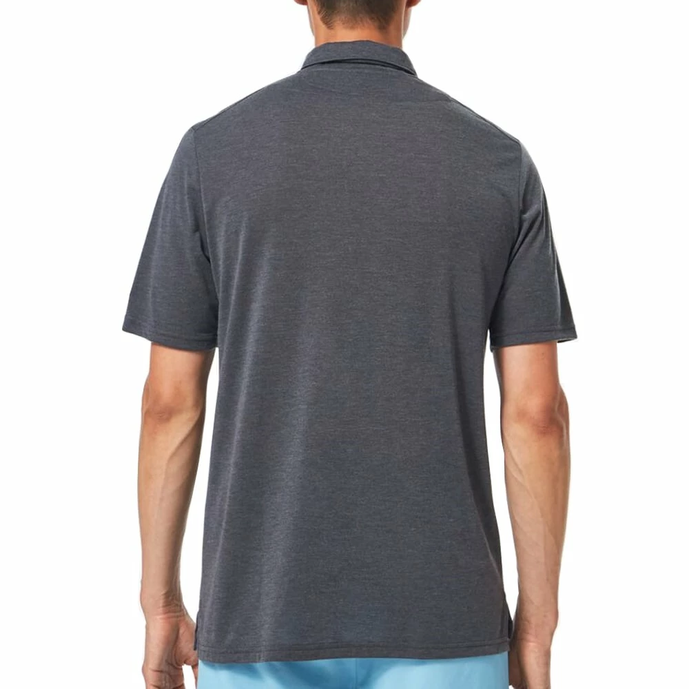 Oakley Azalea Stripe Polo Shirt - Blackout Heather 4 Oakley Azalea Stripe Polo Shirt - Blackout Heather - Image 2