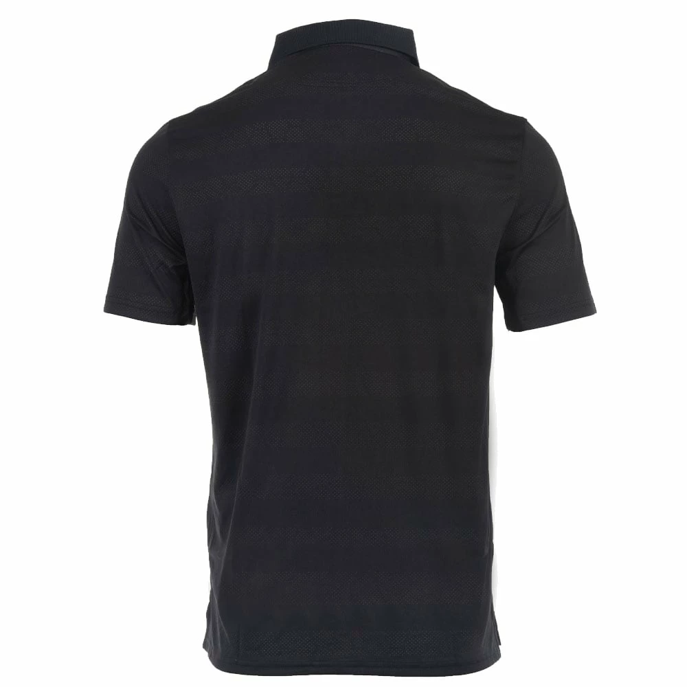 Oakley Contender Stripe Polo Shirt - Blackout 4 Oakley Contender Stripe Polo Shirt - Blackout - Image 2