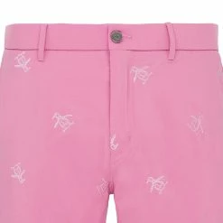 Original Penguin All-Over Pete Embroidery Shorts - Rose Bouquet -Golf Clothing Sales Shop original penguin all over pete embroidery shorts rose bouguet 3