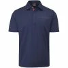 Oscar Jacobson Chap II Tour Polo Shirt - Navy/Jewel Red