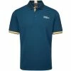 Oscar Jacobson Durham Tour Polo Shirt - Teal/Ochre -Golf Clothing Sales Shop oscar jacobson durham tour polo shirt tealochre 1