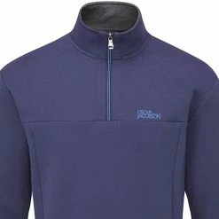 Oscar Jacobson Hawkes Tour II Midlayer - Navy -Golf Clothing Sales Shop oscar jacobson hawkes tour ii midlayer navy 3